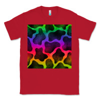 Red colorful cow seamless pattern Classic Tee - BundleAndBundleShop