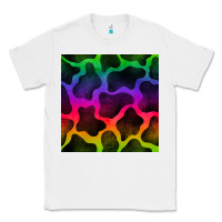 White colorful cow seamless pattern Classic Tee - BundleAndBundleShop