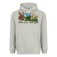 Moon Dust Peace Love Kiko Goat Heavyweight Hoodie - LillyAllenDesigns