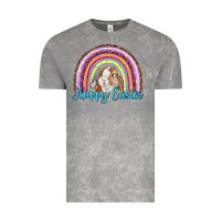 Cloud Rock happy easter rainbow bunny Vintage Tee - RanaPortraitStore