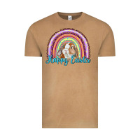 Vintage Camel happy easter rainbow bunny Vintage Tee - RanaPortraitStore