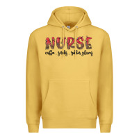 Antique Gold christmas nurse Premium Hoodie - MaliasSmallBusiness