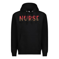 Black christmas nurse Premium Hoodie - MaliasSmallBusiness