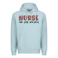 Blue Mist christmas nurse Premium Hoodie - MaliasSmallBusiness