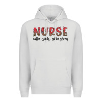 Dove Grey christmas nurse Premium Hoodie - MaliasSmallBusiness