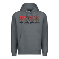 Rock christmas nurse Premium Hoodie - MaliasSmallBusiness
