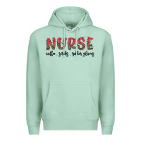 Seafoam christmas nurse Premium Hoodie - MaliasSmallBusiness