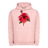 Puerto Rican Hibiscus Flower Urban Hoodie | Teevron