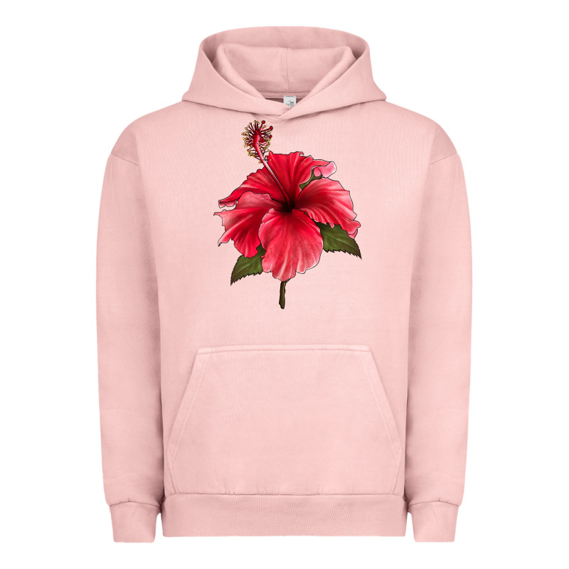 Puerto Rican Hibiscus Flower Urban Hoodie by LillyAllenDesigns | Teevron