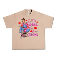 Burro just a girl who loves books Urban Heavy Tee - texasbilliewilder