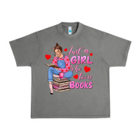 Tornado just a girl who loves books Urban Heavy Tee - texasbilliewilder