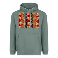 Sage ladybug brushstrokes Heavyweight Hoodie - BarkalooDesign