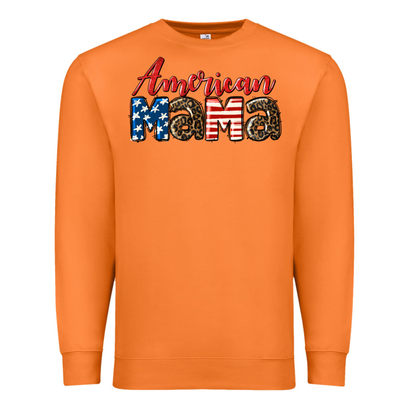Western American Mama Premium Sweatshirt by LillyAllenDesigns | Teevron
