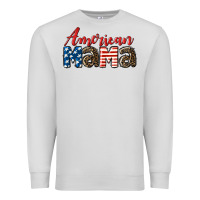 Dove Grey Western American Mama Premium Sweatshirt - LillyAllenDesigns