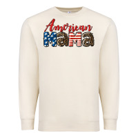 Sandshell Western American Mama Premium Sweatshirt - LillyAllenDesigns