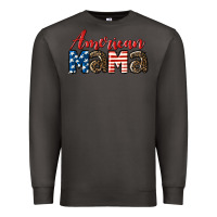 Smoke Western American Mama Premium Sweatshirt - LillyAllenDesigns