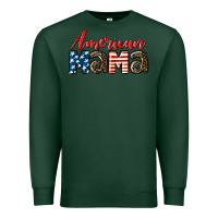 Sports Green Western American Mama Premium Sweatshirt - LillyAllenDesigns