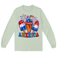 Matcha 4th of July America ice creams Long Sleeve Tee - Neo Western