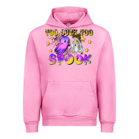 Fuchsia Pink too cute too spook Urban Hoodie - LillyAllenDesigns