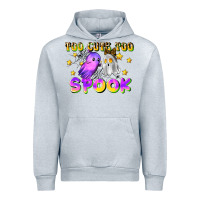 Heather Grey too cute too spook Urban Hoodie - LillyAllenDesigns