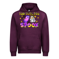 Mauve Wine too cute too spook Urban Hoodie - LillyAllenDesigns