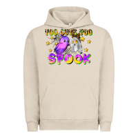 Pigment French Oak too cute too spook Urban Hoodie - LillyAllenDesigns