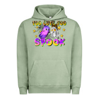 Pigment Oil Green too cute too spook Urban Hoodie - LillyAllenDesigns