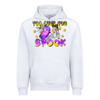 White too cute too spook Urban Hoodie - LillyAllenDesigns