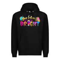 Black your future is bright Premium Hoodie - NancyCooperArtShop