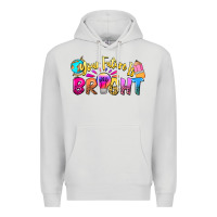 Dove Grey your future is bright Premium Hoodie - NancyCooperArtShop