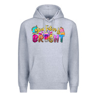 Heather Grey your future is bright Premium Hoodie - NancyCooperArtShop
