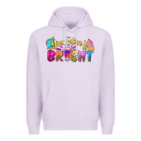 Lilac your future is bright Premium Hoodie - NancyCooperArtShop