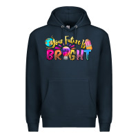 Navy your future is bright Premium Hoodie - NancyCooperArtShop