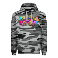 Slate Camo your future is bright Premium Hoodie - NancyCooperArtShop
