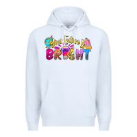 White your future is bright Premium Hoodie - NancyCooperArtShop