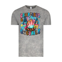 Cloud Rock campfires and coctails Vintage Tee - Zillion Design Studio