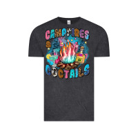 Vintage Black campfires and coctails Vintage Tee - Zillion Design Studio