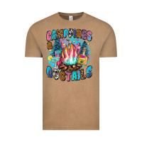 Vintage Coffee campfires and coctails Vintage Tee - Zillion Design Studio