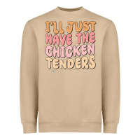 Mushroom i'll just have the chicken tenders Heavyweight Sweatshirt - MaliasSmallBusiness