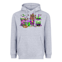 Heather Grey mardi gras coffee Heavyweight Hoodie - Jasminsmagicworld