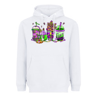 White mardi gras coffee Heavyweight Hoodie - Jasminsmagicworld