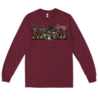 Burgundy proud army mom Long Sleeve Tee - SublimationCraftShop