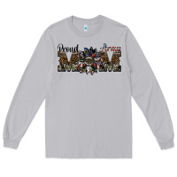 Moon Dust proud army mom Long Sleeve Tee - SublimationCraftShop