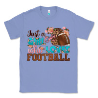 Colony Blue just a girl who loves football Classic Tee - HRA Design Shop