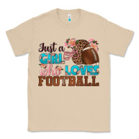 Mushroom just a girl who loves football Classic Tee - HRA Design Shop