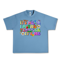 Pebble Blue its me hi im the teacher its me Urban Heavy Tee - texasbilliewilder