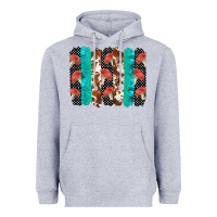 Heather Grey ladybug brushstrokes  2 Heavyweight Hoodie - BarkalooDesign