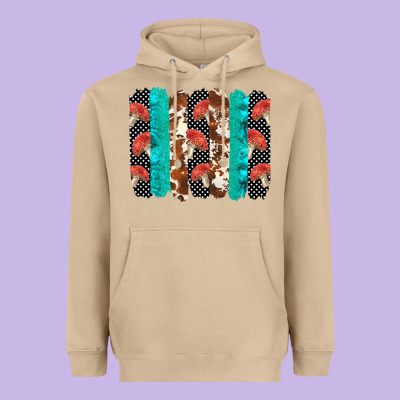 Ladybug Brushstrokes  2 Heavyweight Hoodie Designed By Barkaloodesign