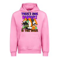 Fuchsia Pink there's some horrors in this house Urban Hoodie - LillyAllenDesigns