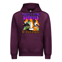 Mauve Wine there's some horrors in this house Urban Hoodie - LillyAllenDesigns